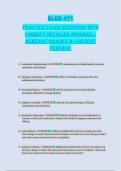 ELED 471 PRACTICE EXAM QUESTIONS WITH CORRECT DETAILED ANSWERS &vert; ALREADY GRADED A&plus;<recent version>