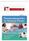 Test Bank for Pharmacotherapeutics for Advanced Practice&colon; A Clinical Approach&comma; 5th Edition by Arcangelo &vert; All Chapters