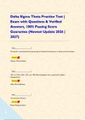 Delta Sigma Theta Practice Test &vert; Exam with Questions & Verified Answers&comma; 100&percnt; Passing Score Guarantee &lpar;Newest Update 2026 &vert; 2027&rpar;