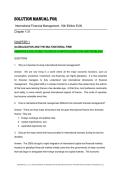 International Financial Management 10th Edition Solutions Manual Chapters 1&ndash;21 Complete Answers with Solution 2025&sol; 2026