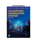 Accounting Information Systems 16th Edition Solutions Manual Complete Answers with Solution 2025&sol; 2026