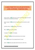 CASLI EXAM PREPARATION AND ETHICAL INTERPRETING PRACTICES EXAM QUESTIONS AND ANSWERS&period; VERIFIED 2026&period;