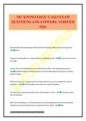 NIC KNOWLEDGE&sol; CASLI EXAM QUESTIONS AND ANSWERS&period; VERIFIED 2026&period;