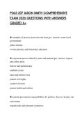 POLS 207 JASON SMITH COMPREHENSIVE EXAM 2026 QUESTIONS WITH ANSWERS GRADED A&plus;