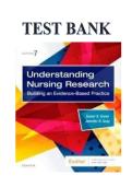 Test Bank for Understanding Nursing Research 7th Edition Grove & Gray