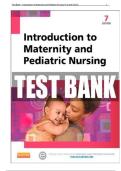 Test Bank for Introduction to Maternity and Pediatric Nursing 7th Edition &ndash; Gloria Leifer &vert; Latest Update 2026 &vert; A&plus; Exam Prep