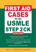 First Aid Cases for USMLE Step 2 CK 2nd Edition &ndash; Latest Update 2026 &vert; Case Q&A Review &vert; A&plus; Exam Prep