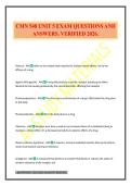 CMN 548 UNIT 5 EXAM QUESTIONS AND ANSWERS&period; VERIFIED 2026&period;