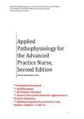 Instructor Manual & Solutions Guide for Applied Pathophysiology for the Advanced Practice Nurse 2nd Edition &vert; Verified Solutions &vert; 2026 Update