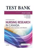 Test Bank for Nursing Research in Canada 4th Edition by Singh&comma; Cameron&comma; Lobiondo-Wood&comma; Haber
