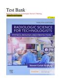 Radiologic Science for Technologists 12th Edition Test Bank &vert; Physics&comma; Biology&comma; Protection MCQs & Answers