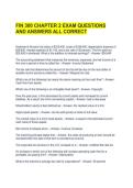 FIN 300 CHAPTER 2 EXAM QUESTIONS AND ANSWERS ALL CORRECT 