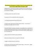 8 Developmental Management in Pediatric Primary Care Exam questions with Correct answers 100&percnt; Verified and Graded A&plus; 2026
