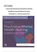 Varcarolis Essentials of Psychiatric Mental Health Nursing 5th Edition Test Bank Complete Questions and Answers with Solution 2025&sol; 2026