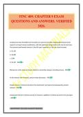 FINC 409&colon; CHAPTER 9 EXAM QUESTIONS AND ANSWERS&period; VERIFIED 2026&period;