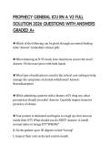 PROPHECY GENERAL ICU RN A V2 FULL SOLUTION 2026 QUESTIONS WITH ANSWERS GRADED A&plus;