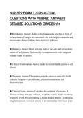NUR 529 EXAM 1 2026 ACTUAL QUESTIONS WITH VERIFIED ANSWERS DETAILED SOLUTIONS GRADED A&plus;