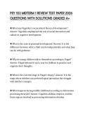 PSY 103 MIDTERM 1 REVIEW TEST PAPER 2026 QUESTIONS WITH SOLUTIONS GRADED A&plus;