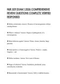 NUR 529 EXAM 1 2026 COMPREHENSIVE REVIEW QUESTIONS COMPLETE VERIFIED RESPONSES