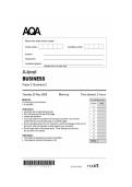 aqa a level business paper 2 2025 exam merged with mark scheme 