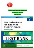 Test Bank For Foundations of Mental Health Care 8th Edition by Morrison