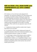 NUR 603 EXAM 2 FULL EXAM PAPER 2026 COMPREHENSIVE Q&A WITH CORRECT SOLUTIONS