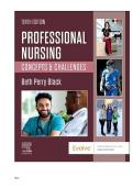 Test Bank for Professional Nursing Concepts & Challenges 10th Edition