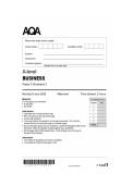 aqa a level business paper 3  2025 exam merged with mark scheme 