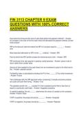 FIN 3113 CHAPTER 9 EXAM QUESTIONS WITH 100&percnt; CORRECT ANSWERS 