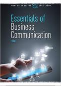 Essentials of Business Communication 10th Edition Test Bank Complete Questions and Answers with Solution 2025&sol; 2026