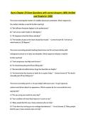 Burns Chapter 23 Exam Questions with correct Answers 100&percnt; Verified and Graded A&plus; 2026