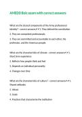 AMEDD Bolc exam with correct answers