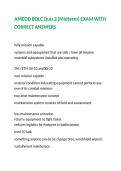 AMEDD BOLC Quiz 2 &lpar;Midterm&rpar; EXAM WITH CORRECT ANSWERS