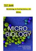 Test Bank for Microbiology&colon; An Evolving Science 6th Edition by Slonczewski & Foster&vert;9781324033523&vert;All Chapters 1-28&vert;LATEST &vert;2026