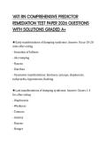 VATI RN COMPREHENSIVE PREDICTOR REMEDIATION TEST PAPER 2026 QUESTIONS WITH SOLUTIONS GRADED A&plus;