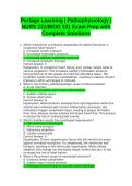 Portage Learning &vert; Pathophysiology &vert; NURS 231&sol;BIOD 331 Exam Prep with Complete Solutions