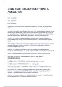 GEOL 1500 EXAM 2 QUESTIONS & ANSWERS&excl;&excl;