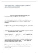 PCM STUDY GUIDE &vert; QUESTIONS AND ANSWERS &vert; 2026 UPDATE 100&percnt; CORRECT