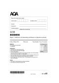 gcse aqa 2025 business  paper 2 exam merged with mark scheme 