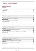 Samenvatting NHG standaarden -  FA MA107 Polyfarmacie &lpar;FA-MA107&rpar;