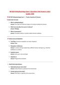 NR 283 Pathophysiology Exam 1 Questions And Answers Latest Update 2026