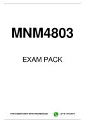MNM4803 EXAM PACK 2026