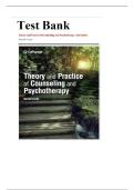TEST BANK Theory and Practice of Counseling and Psychotherapy 11th Edition by Gerald Corey &vert;&vert;LATEST EDITION &vert;&vert;VERIFIED ANSWERS AND GRANTEE PASS