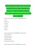 BMTCN - BMTCN EXAM STUDY GUIDE 2026 ACCURATE QUESTIONS AND CORRECT DETAILED ANSWERS WITH RATIONALES &vert;&vert; 100&percnt; GUARANTEED PASS <BRAND NEW VERSION>