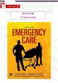 Emergency Care &lpar;14th Edition&comma; Daniel J&period; Limmer EMT‑P&rpar; &ndash; Verified Test Bank & Complete Study Guide &lpar;All Chapters&comma; With Answers & Rationales&rpar;