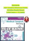 Timby&rsquo;s Introductory Medical-Surgical Nursing 13th Edition &lpar;Donnelly-Moreno&rpar; &ndash; Verified Complete Test Bank Chapters 1&ndash;72