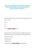 Jean Inman Practice Exam Preparation Domain II  Newest 2026 Questions and Correct Detailed  Answers Already Graded A&plus; 