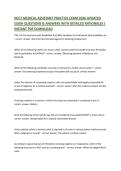 NCCT MEDICAL ASSISTANT PRACTICE EXAM 2026 UPDATED EXAM QUESTIONS & ANSWERS WITH DETAILED RATIONALES &vert; INSTANT PDF DOWNLOAD