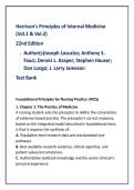 SEO Title&colon; Nursing Test Bank & Study Guide&colon; Harrison's Principles of Internal Medicine High-Yield MCQs for Med-Surg & Exams