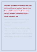 Usps exam 943 944 945 l&vert; Most Recent Exam 2026 2027 Actual Complete Real Exam Questions And  Correct Detailed Answers &lpar;Verified Answers&rpar; &vert;  Already Graded A&plus; &vert; Guaranteed Success&excl;&excl; &vert;  Newest Exam&vert;Brand New&excl; 